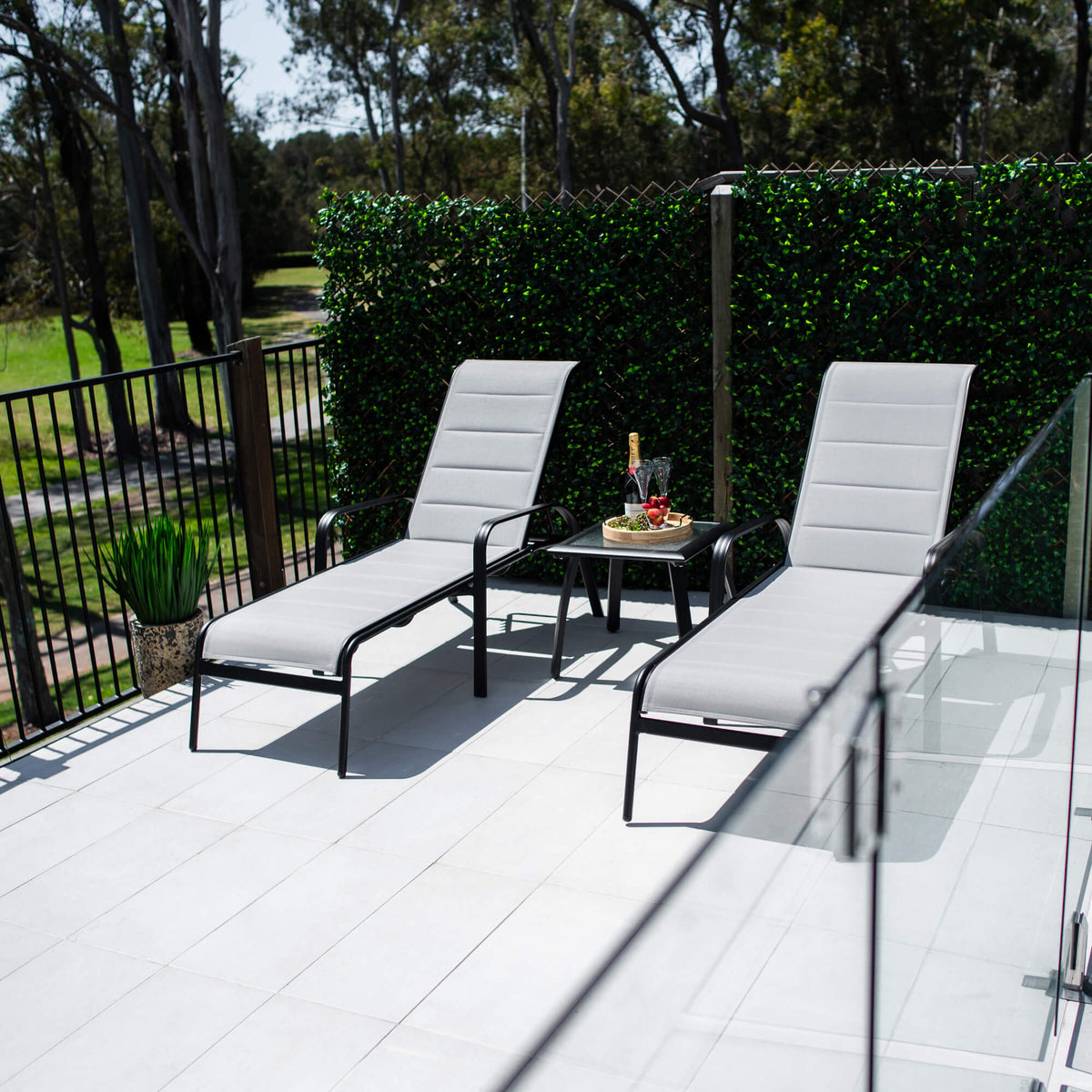 best-outdoor-furniture-Leona Shelby - 3pce - Outdoor Sun Lounge #color_BLACK-GREY