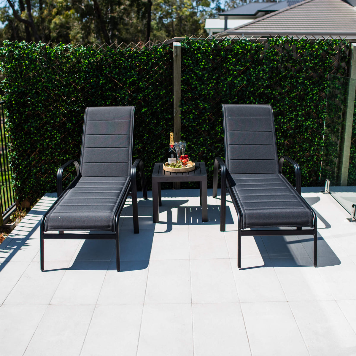 best-outdoor-furniture-Leona Slat - 3pce - Outdoor Sun Lounge #color_BLACK