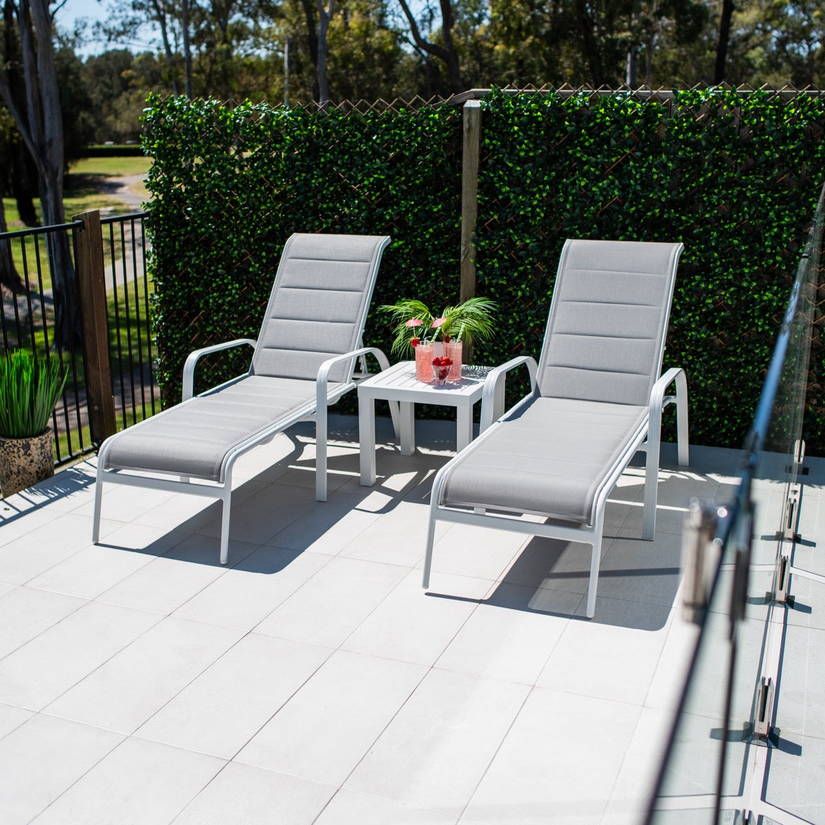 best-outdoor-furniture-Leona Slat - 3pce - Outdoor Sun Lounge #color_WHITE