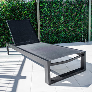 best-outdoor-furniture-Milan - Outdoor Sun Lounge #color_BLACK