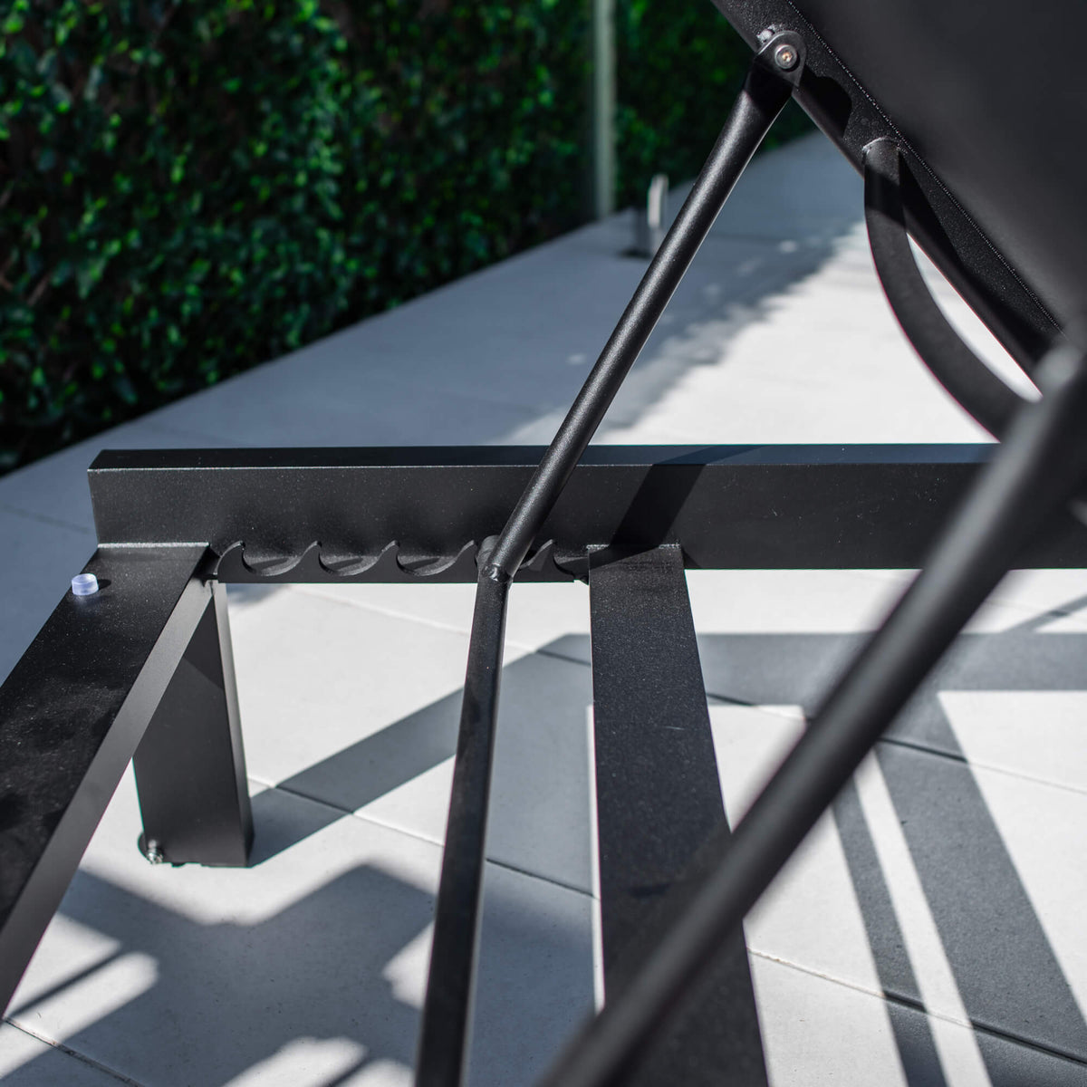 best-outdoor-furniture-Milan - Outdoor Sun Lounge #color_BLACK