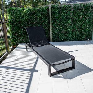 best-outdoor-furniture-Milan - Outdoor Sun Lounge #color_BLACK