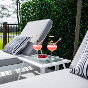 best-outdoor-furniture-Milan Shelby - 5pce - Outdoor Sun Lounge #color_WHITE GREY