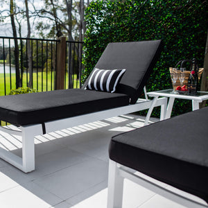best-outdoor-furniture-Milan Shelby - 5pce - Outdoor Sun Lounge #color_BLACK WHITE