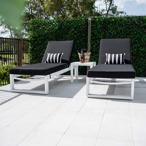 best-outdoor-furniture-Milan Slat - 5pce - Outdoor Sun Lounge #color_WHITE BLACK