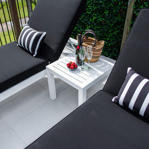 best-outdoor-furniture-Milan Slat - 5pce - Outdoor Sun Lounge #color_WHITE BLACK