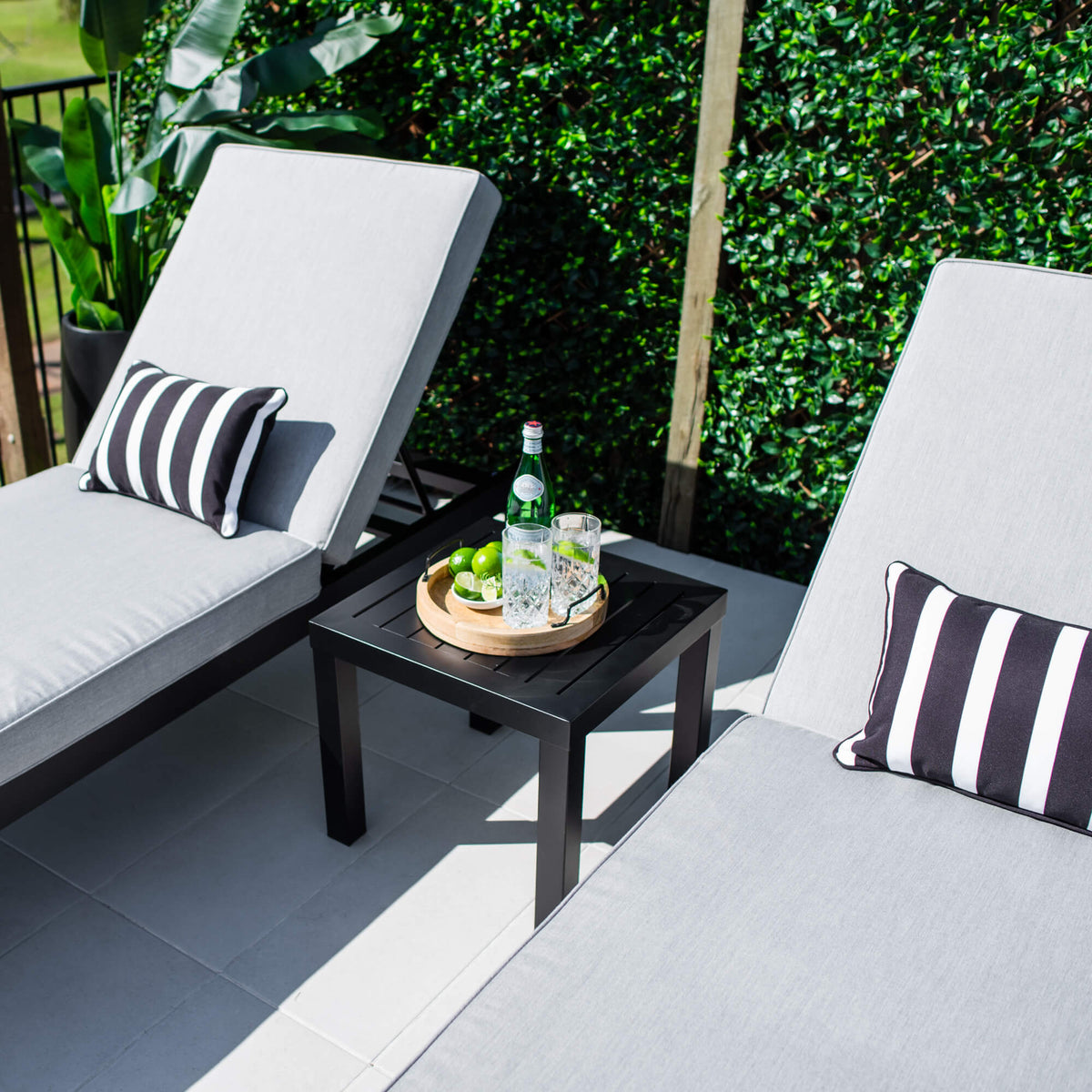 best-outdoor-furniture-Milan Slat - 5pce - Outdoor Sun Lounge #color_BLACK GREY