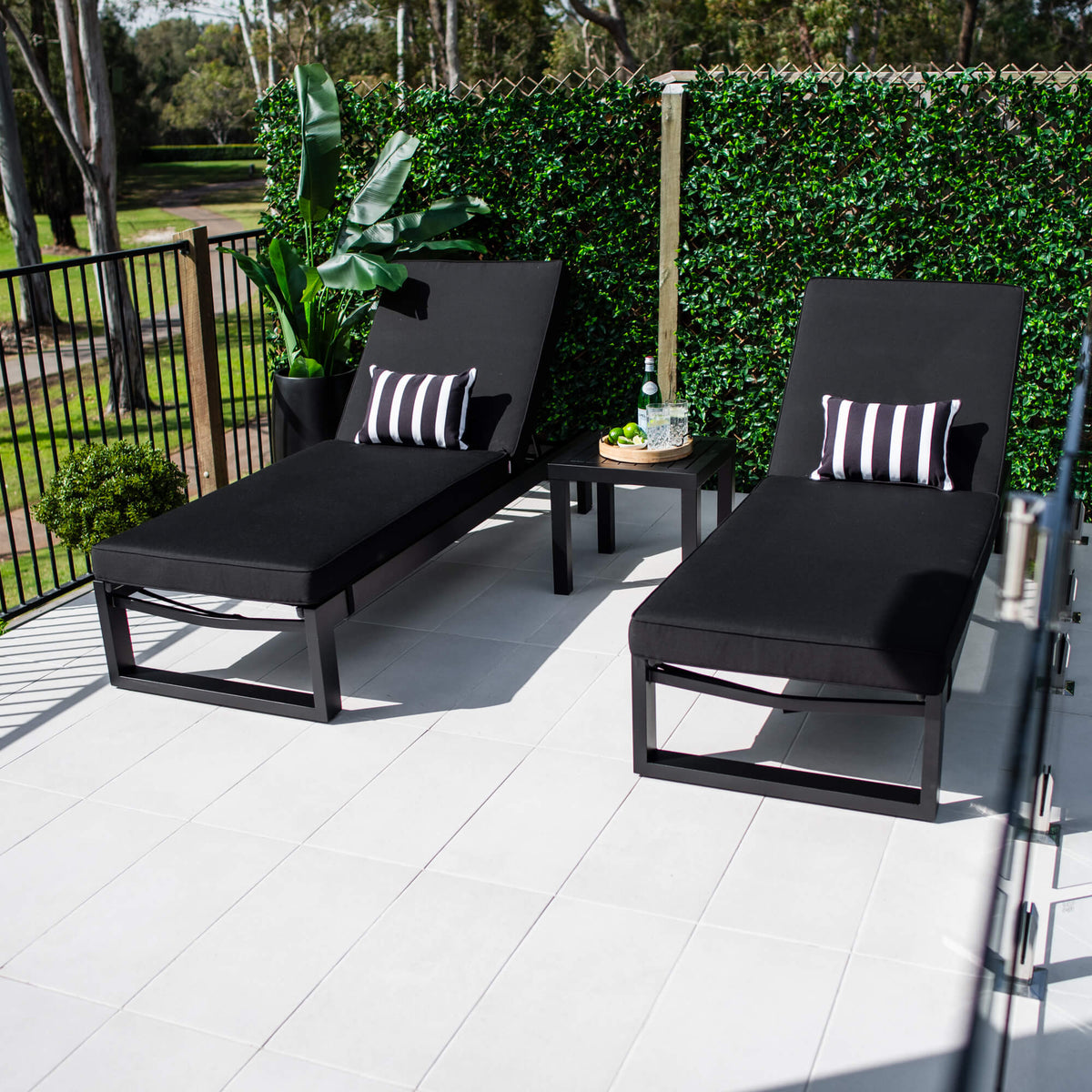 best-outdoor-furniture-Milan Slat - 5pce - Outdoor Sun Lounge #color_BLACK 