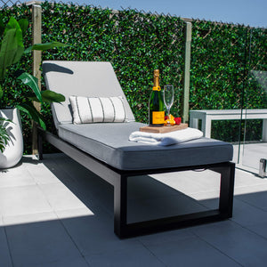best-outdoor-furniture-Sorrento - Outdoor Sun Lounge #color_BLACK-GREY