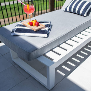 best-outdoor-furniture-Sorrento - Outdoor Sun Lounge #color_WHITE-GREY