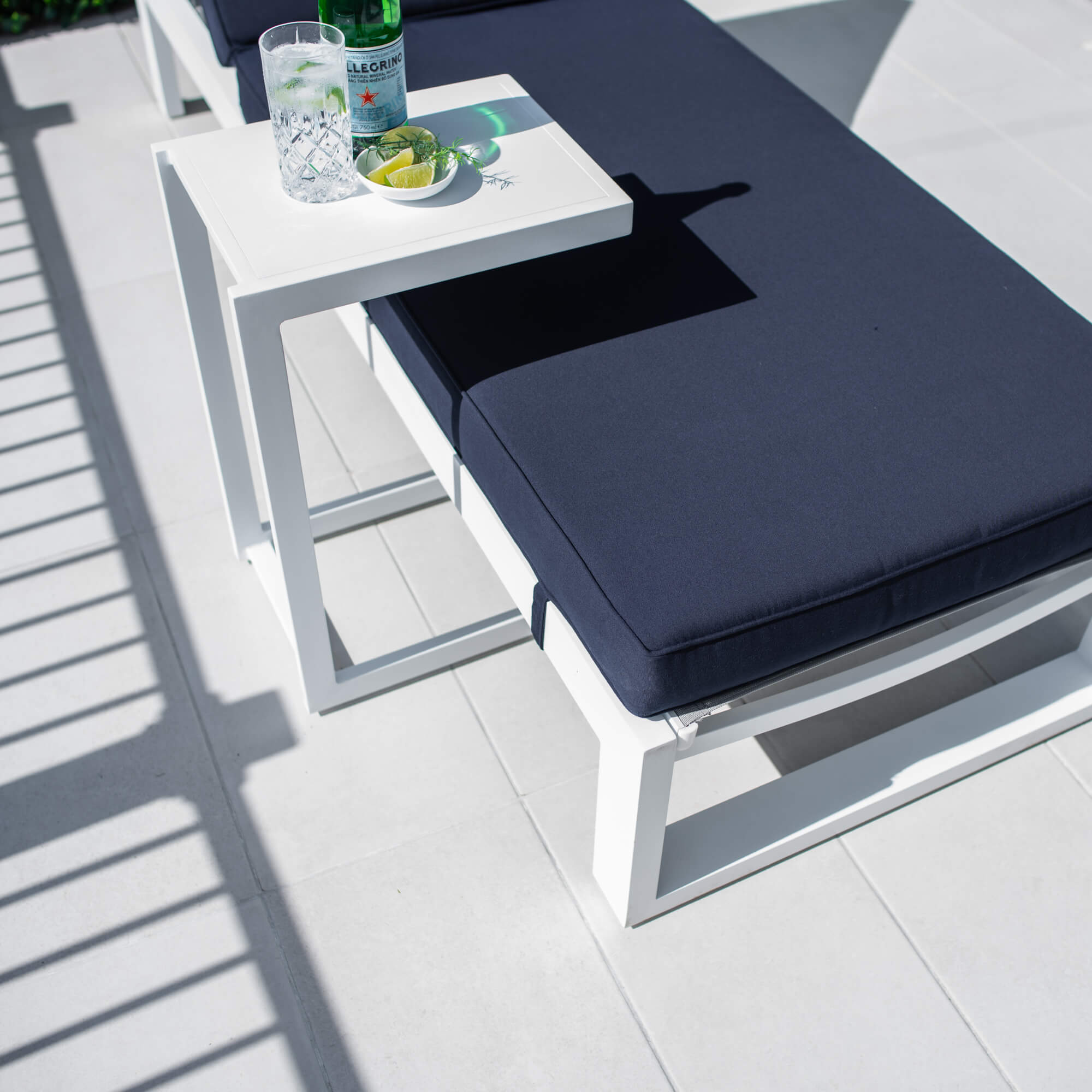 best-outdoor-furniture-Sunlounge Cushion Only - Sunbrella Fabric #color_NAVY