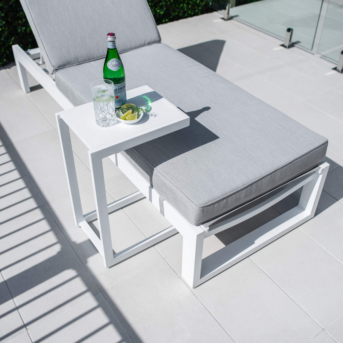 best-outdoor-furniture-Sunlounge Cushion Only - Sunbrella Fabric #color_GREY