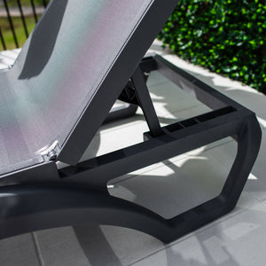 best-outdoor-furniture-Verona - Outdoor Sun Lounge #color_DARK GREY