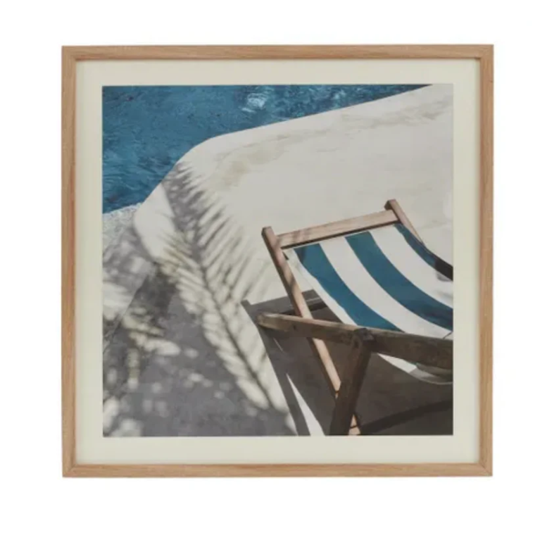 Azure Frame Glass Print Each