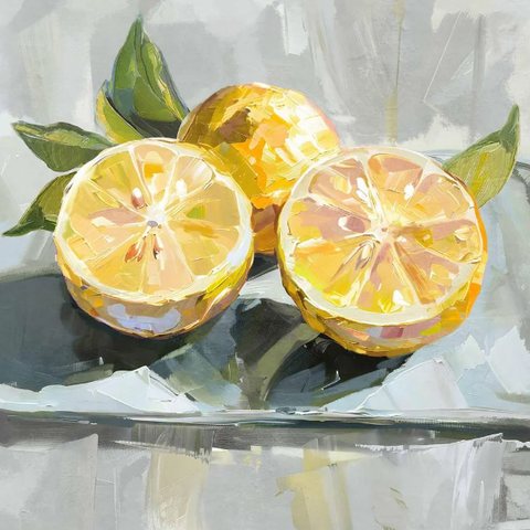 Lemon Half Wall Art