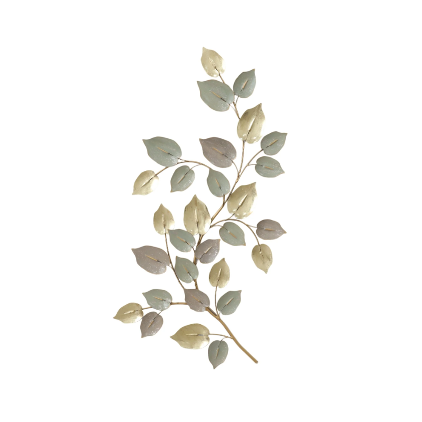 best-outdoor-furniture-Metal Wall Art - Branch of Leaves