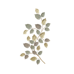 best-outdoor-furniture-Metal Wall Art - Branch of Leaves