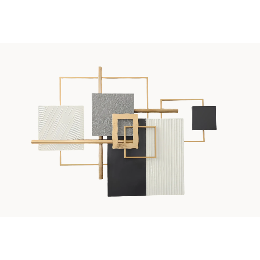best-outdoor-furniture-Metal Wall Art - Square Ripple