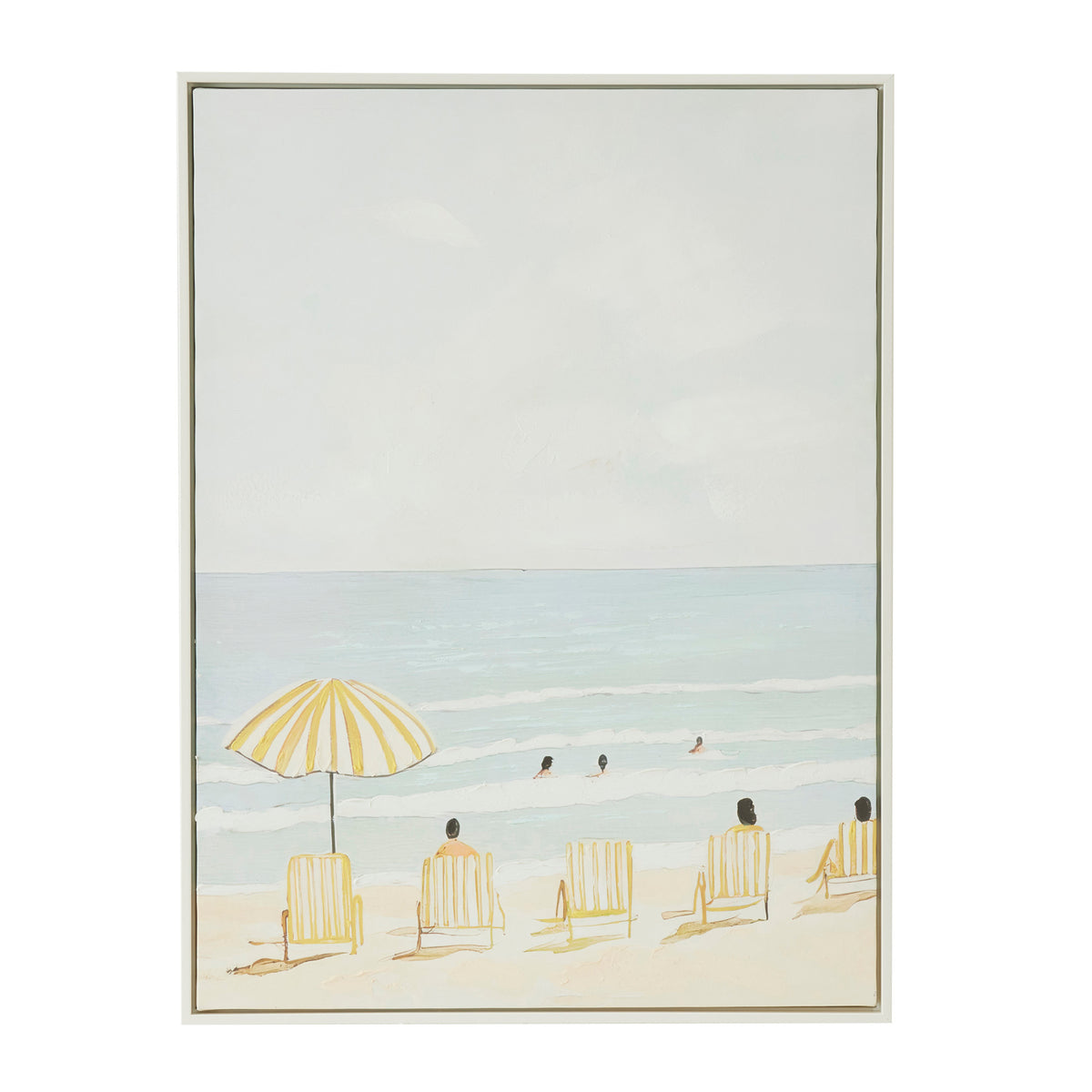 best-outdoor-furniture-Portsea Wht Frame Oil Painting 60*80