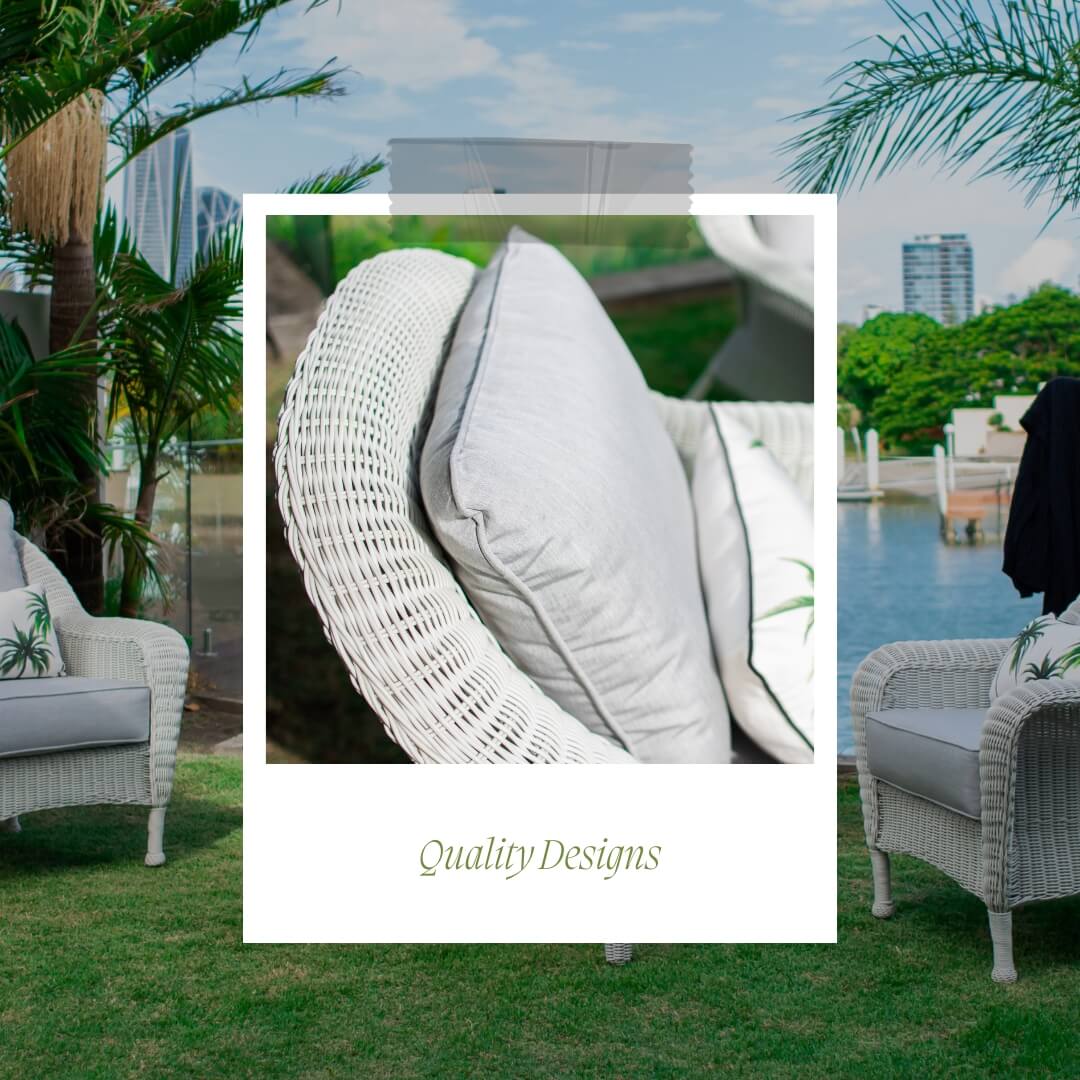 Aluminium Slat Outdoor Table (90x90cm) WHITE OFO Outdoor Furniture