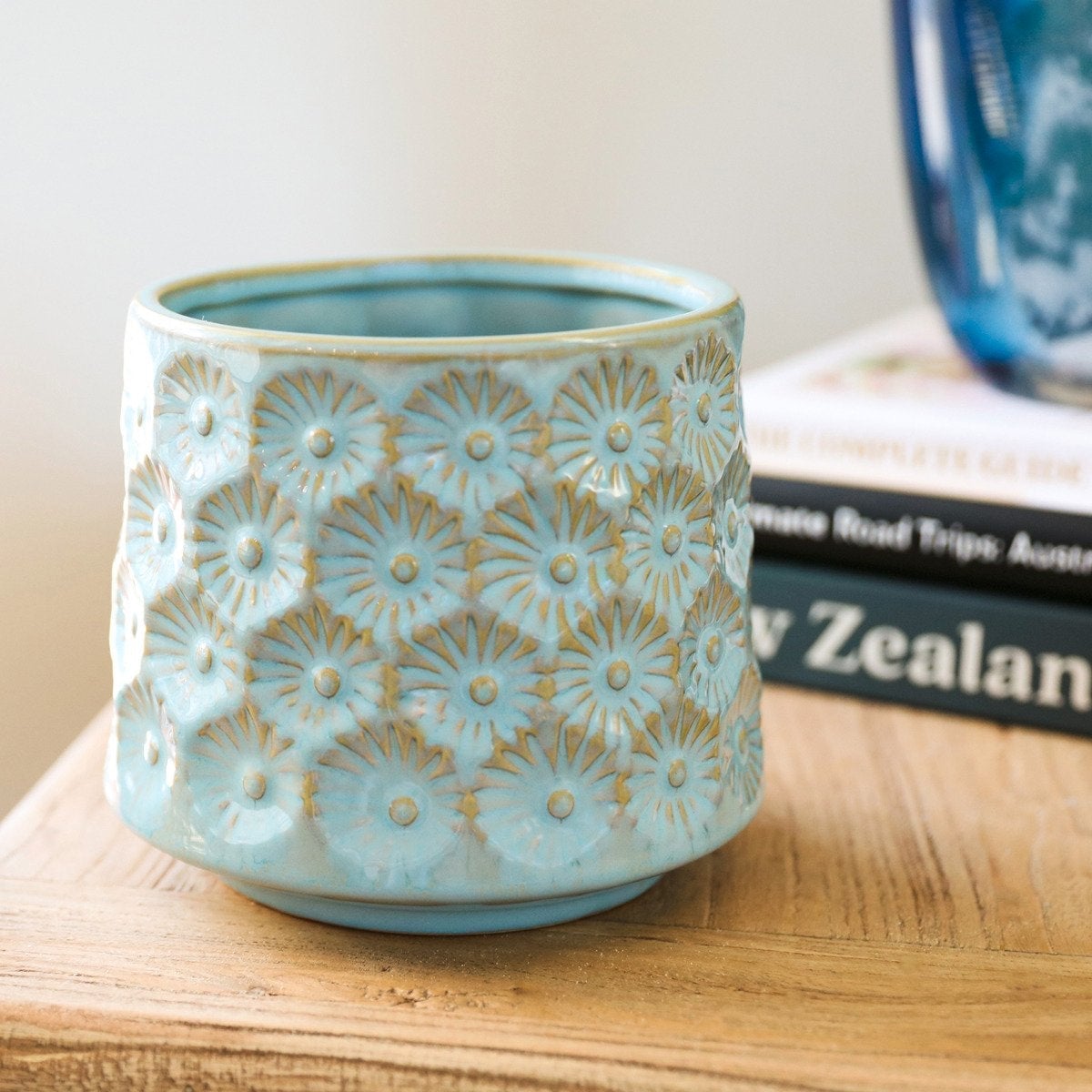 best-outdoor-furniture-Botanica Large Blue Planter