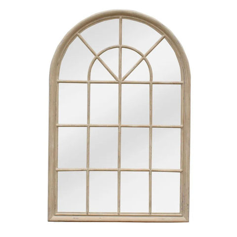 Hamptons Arched Mirror - Natural