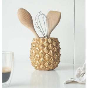 best-outdoor-furniture-Pineapple Planter Gold