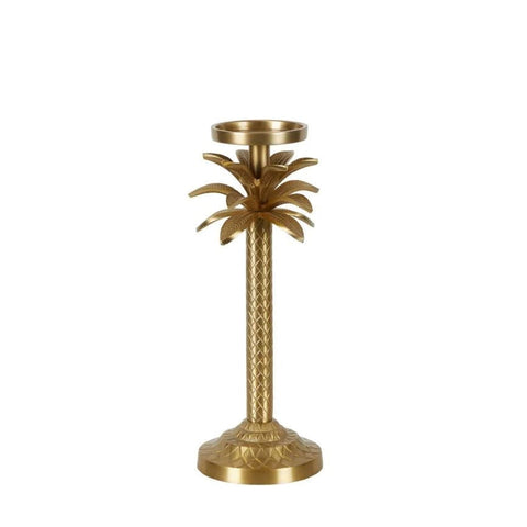 Raffles Palm Candle Stick - Gold - Small