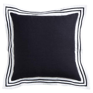best-outdoor-furniture-Linen Milano Black - Indoor Cushion (50 x 50)