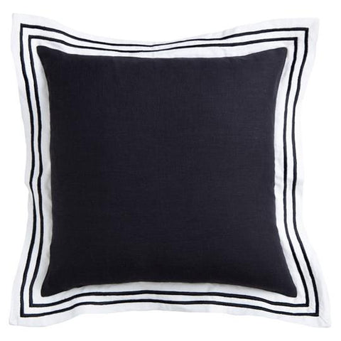 Linen Milano Black - Indoor Cushion (50 x 50)