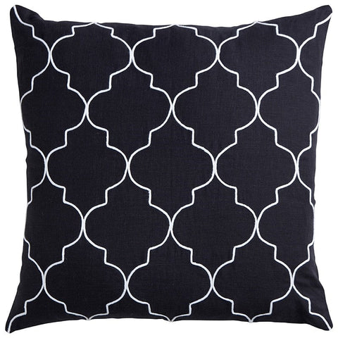 Linen Mykonos Black - Indoor Cushion (50 x 50)