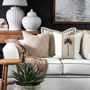 best-outdoor-furniture-Linen Mykonos Sand - Indoor Cushion (50 x 50)