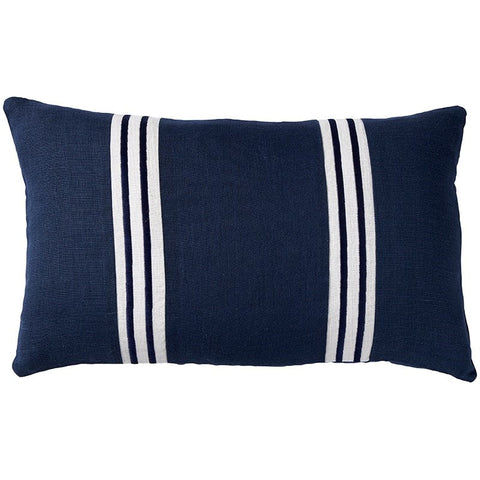 Linen Newport Stripe - Indoor Cushion (30 x 50)