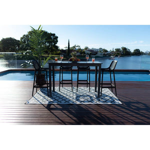 best-outdoor-furniture-Air 75 - 5pce Alum Slat Bar - Outdoor Bar Set