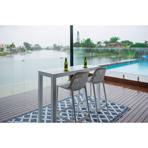 best-outdoor-furniture-Air 75 - Alum Slat Bar 130 - 3pce - Outdoor Bar Set