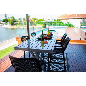 best-outdoor-furniture-Air 75 - Bergen Slat Bar 200 - 7pce - Outdoor Bar Set