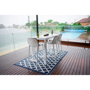 best-outdoor-furniture-Roma 75 - Alum Slat Bar 150 - 5pce - Outdoor Bar Set