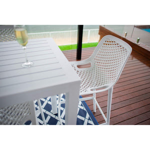 best-outdoor-furniture-Roma 75 - Alum Slat Bar 150 - 7pce - Outdoor Bar Set