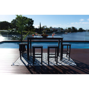best-outdoor-furniture-Slat - Slat Bar - 5pce - Outdoor Bar Set