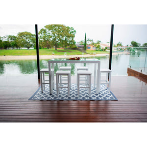 best-outdoor-furniture-Slat-Coast Bar 150 - 7pce - Outdoor Bar Set