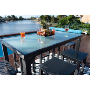 best-outdoor-furniture-7pce Slat-Hudson Bar 150- Outdoor Bar Set