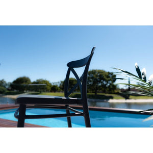 best-outdoor-furniture-Cross Back Bar Stool 75 - Outdoor Bar Chair