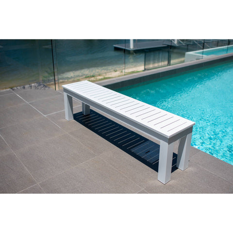 Aluminium Slat Bench - Outdoor Bench