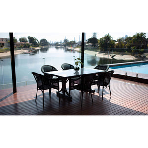 best-outdoor-furniture-Coventry CoastMoon - 7pce Outdoor Dining Set (180cm)