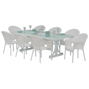 best-outdoor-furniture-Coventry CoastMoon - 9pce Outdoor Dining Set (215cm)