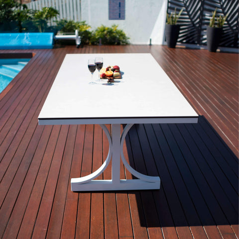 Ceramic Top Outdoor Table (180x100cm)