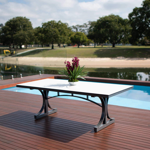 Ceramic Top Outdoor Table (220*100cm)
