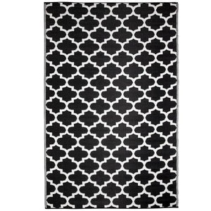best-outdoor-furniture-Tangier Black and White - Outdoor Rug