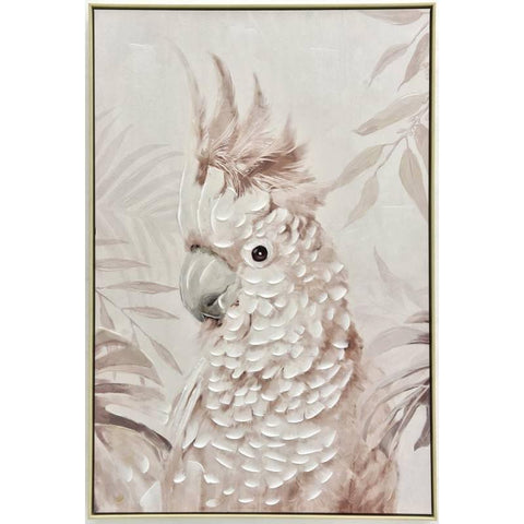 Candice The Cockatoo Canvas - Wall Art